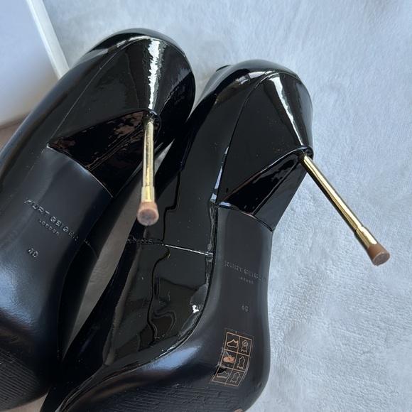 Kurt Geiger - Britton Black Patent Leather Pumps - Picture 5 of 7
